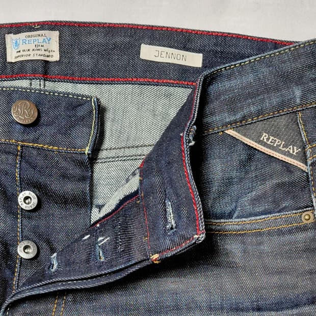 [셀비지] 리플레이(Replay) JENNON 레드 셀비지 데님 (29)