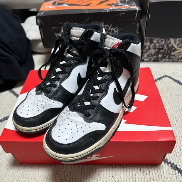 [275]나이키 덩크 하이 블랙