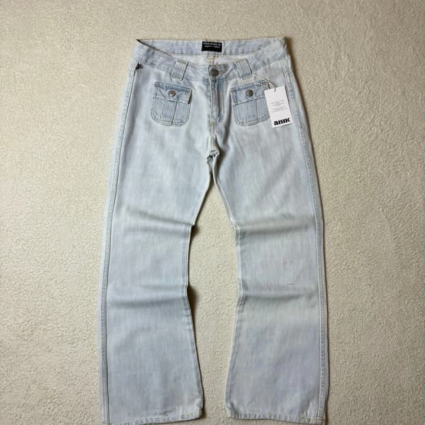 폴로진스 유틸리티 세미 부츠컷 데님 팬츠 PN6514