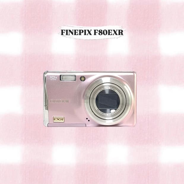 후지필름 파인픽스 F80EXR 핑크 빈티지디카