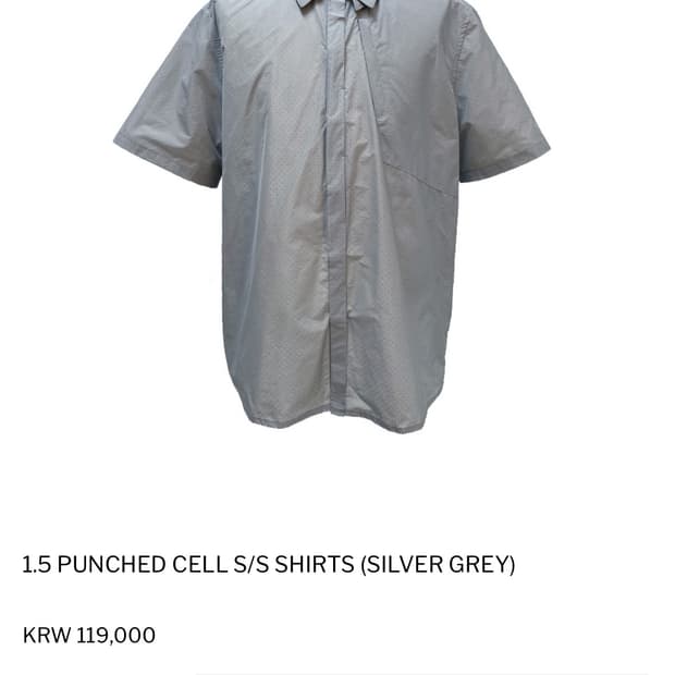 1)irregular 반팔셔츠