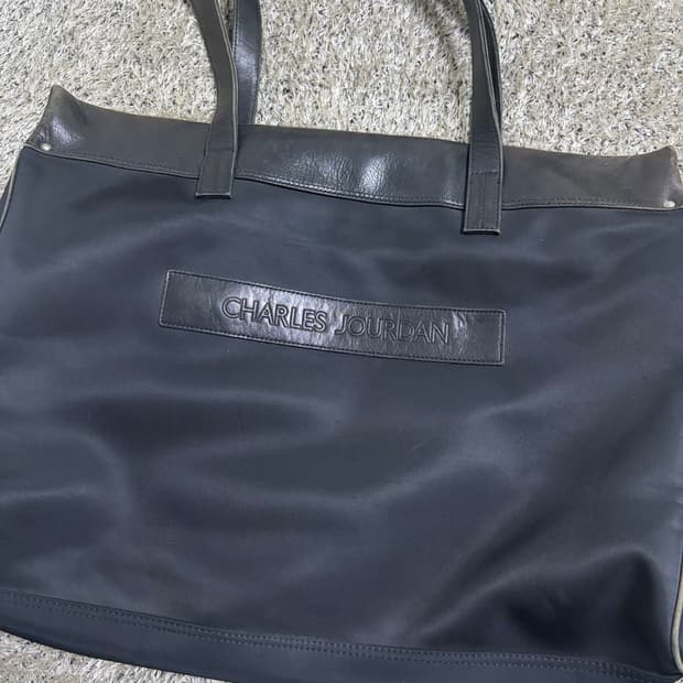 일본판 CHARLES JOURDAN 가죽 토트백
