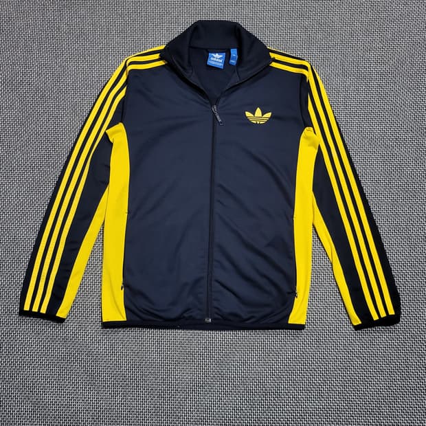 아디다스 파이어버드 트랙탑 져지 네이비/옐로우 (100)