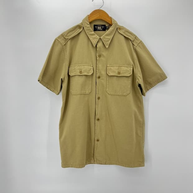 [RRL] 더블알엘 포켓 트윌 하프셔츠
