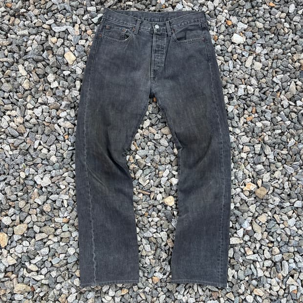 Tabloid News(made japan) 빈티지 흑청 데님(실측확인)