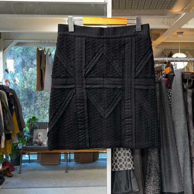 아츠로 타야마 유니언잭 울 스커트