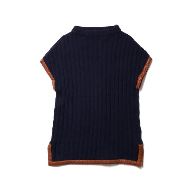 랄프 로렌 Ralph Lauren Leather Trimming Knit