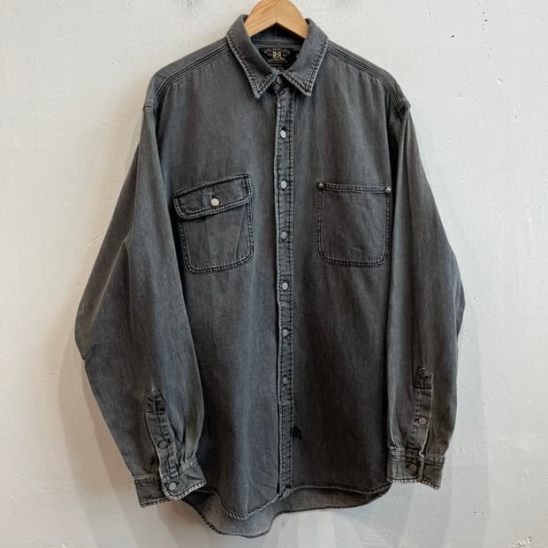 90s RRL 더블알엘 데님 셔츠 XL