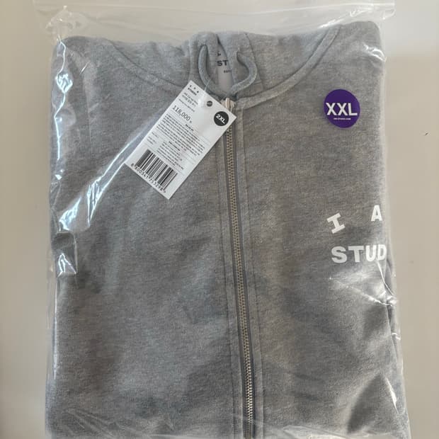 [XXL]아이앱 후드집업 그레이 26ss