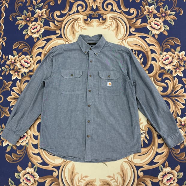 (L)칼하트 Carhartt 루즈핏 샴브레이 셔츠