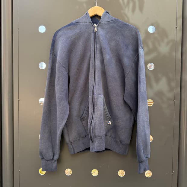 90s Russell Athletic Faded ZipUp 러셀 후드집업