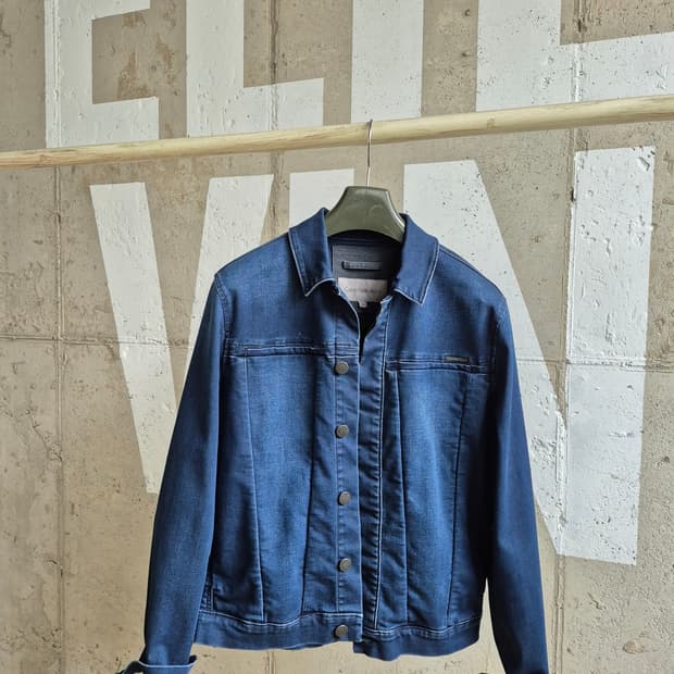 캘빈클라인 스판데님 자켓