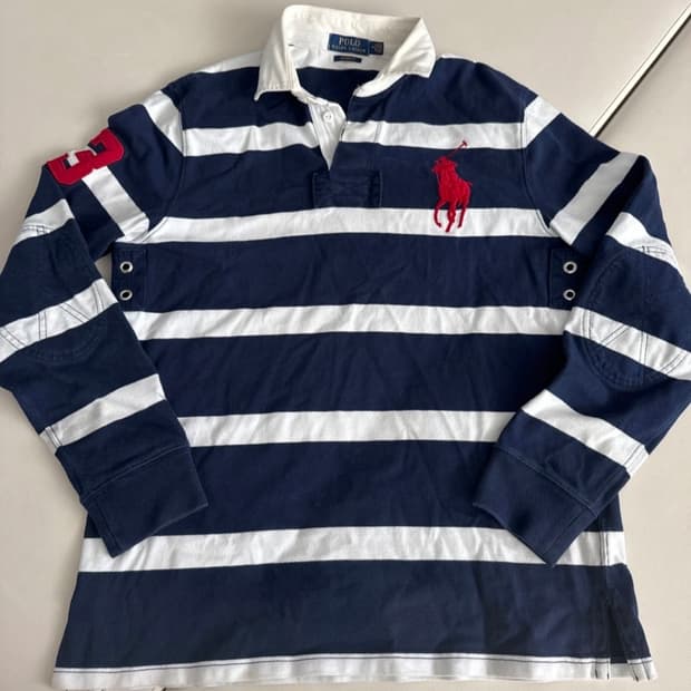 정품 폴로랄프로렌 빅포니 치프키프 럭비 카라티 M