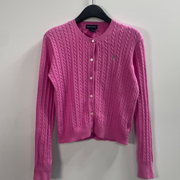 폴로 랄프로렌 우먼스 케이블 가디건 (on.706)  