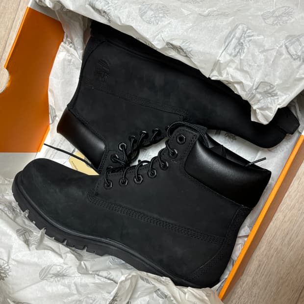 팀버랜드 프리미엄 6인치 워터프루프 부츠 블랙 265mm