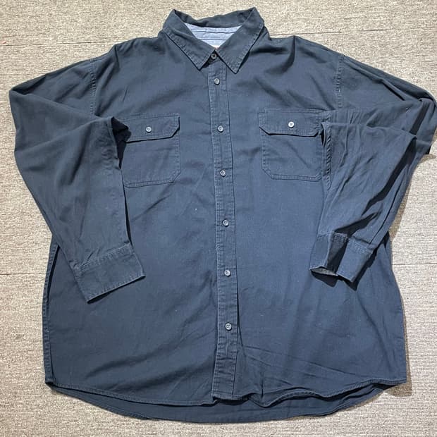 (2XL) Wrangler 랭글러 코튼 데님 셔츠