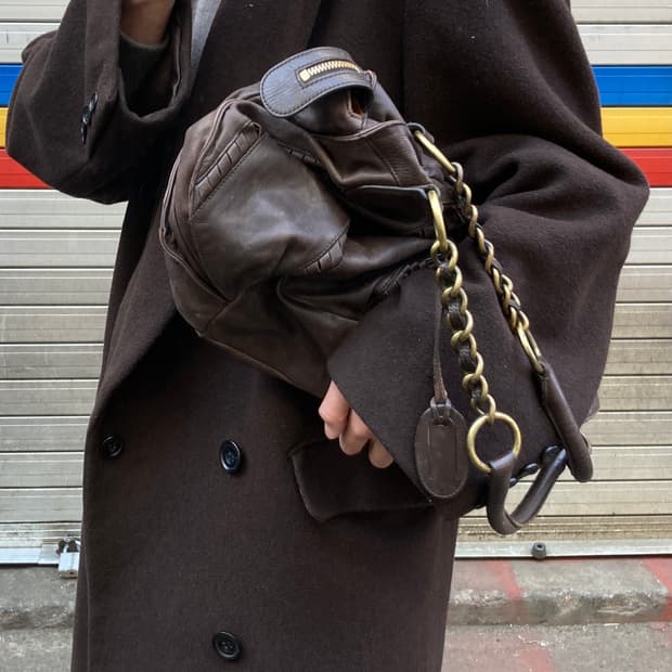 빈티지 체인 백 보부상백