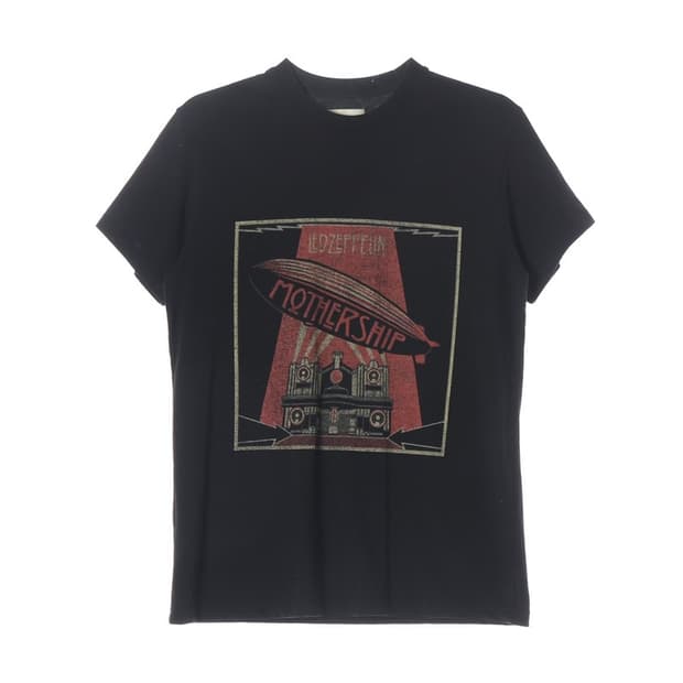 브루하하 레드 제플린 Mothership 밴드 그래픽 티셔츠 S