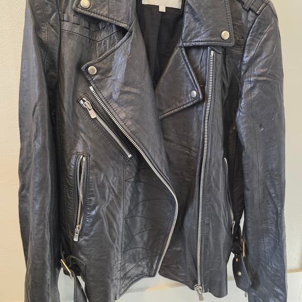 maje 마쥬 블랙 가죽 자켓 2사이즈