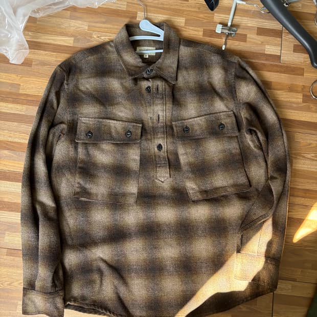 와일드 브릭스 체크 셔츠 M 사이즈