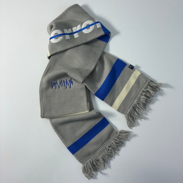 Adererror  아더에러 폴드 스트라이프 머플러