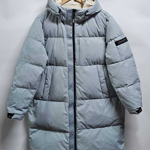게스 리버시블 덕다운패딩 S