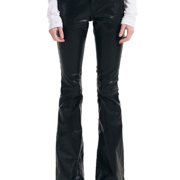 보헤미안서울 코팅 코튼 부츠컷 팬츠 S