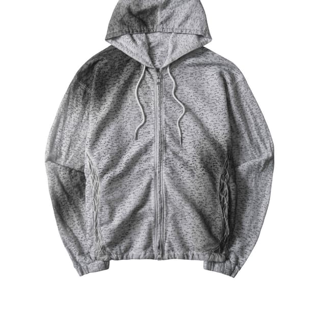 Xlim ep7 01 hoodie zip up light gray M