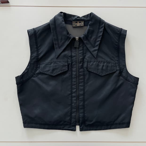 펜디 메쉬 집업 베스트