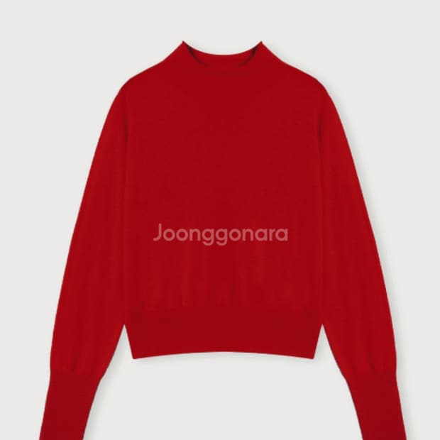 에토스 홀가먼트 니트 레드