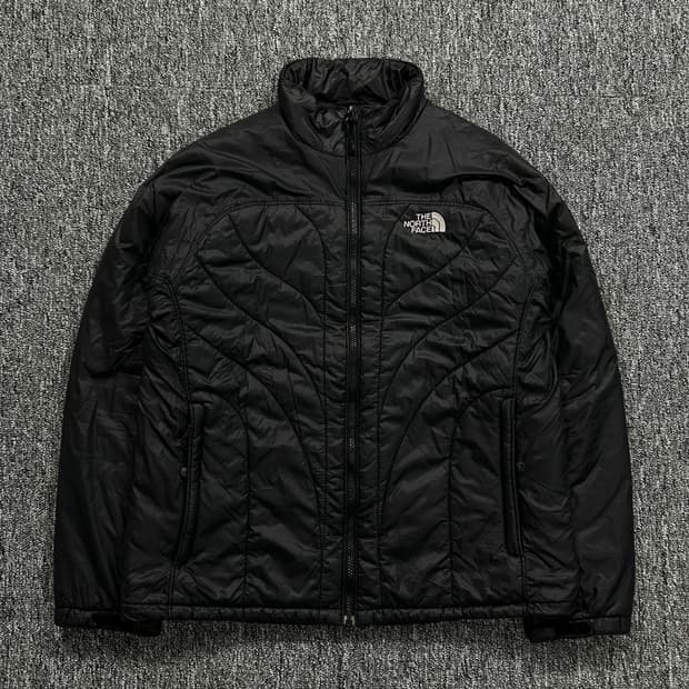노스페이스 블랙 경량 패딩 L