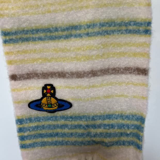 비비안웨스트우드 스트라이프 머플러