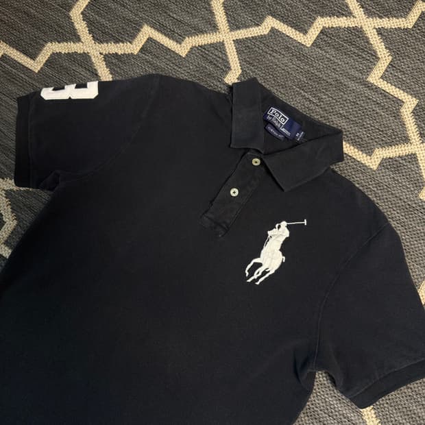 폴로 랄프로렌 빅포니 블랙 카라티