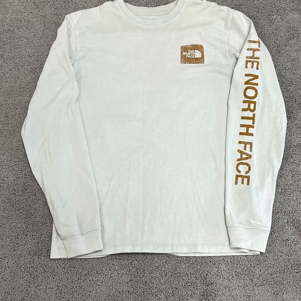 (M) 노스페이스 스펠아웃 긴팔 티
