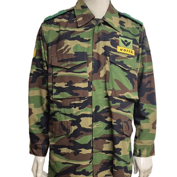 육군 구형 3사관학교 4학년 후기형 야전상의 전투복 상의 자켓 (L)