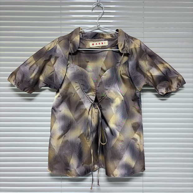 Marni layered blouse 마르니 블라우스