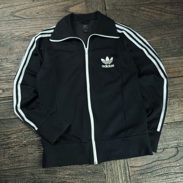 [아디다스] 유로파 져지 트랙탑 집업 자켓 블랙 M18785