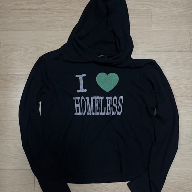 홈리스 긴팔후드