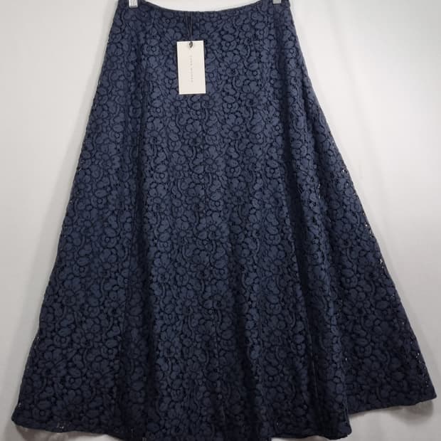 새상품) S ) 자라 네이비 레이스 스커트