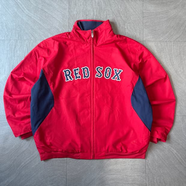 마제스틱 정품 레드 삭스 자켓