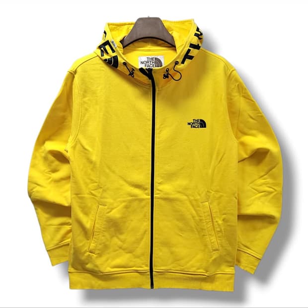 노스페이스 옐로우 후드집업 져지 대장급 하라주쿠 키치 희귀컬러배송비 무료