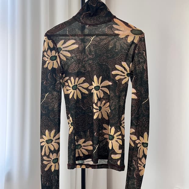 Nanushka 나누시카 플로럴 터틀넥