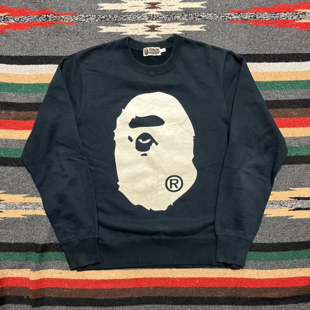 Bape big ape head sweat shirt   