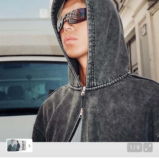 LCDC 후드집업 그레이