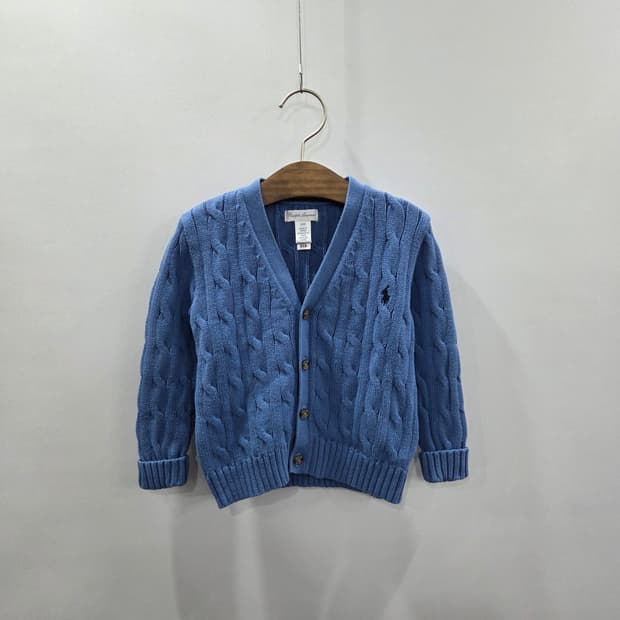 폴로랄프로렌 여아 코튼 케이블 니트 가디건 24M 