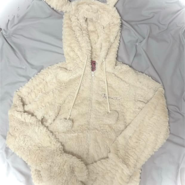 빈티지 젤라또피케깔 라떼 우사미미 에코퍼 집업 리즈리사 양산형 로리타