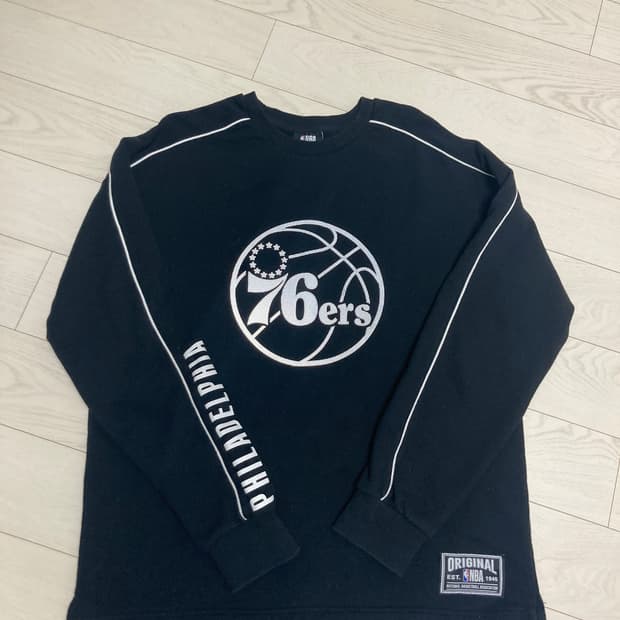 NBA 필라델피아 76ers 맨투맨 블랙