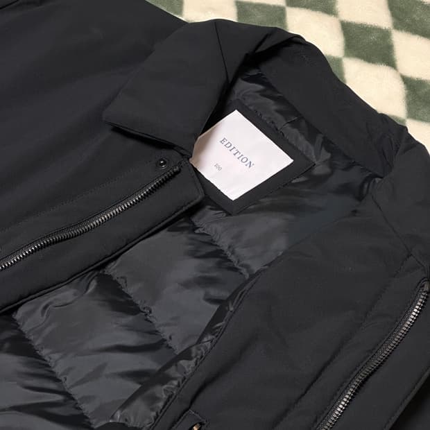 에디션(EDITION) 구스 패딩 코트 100