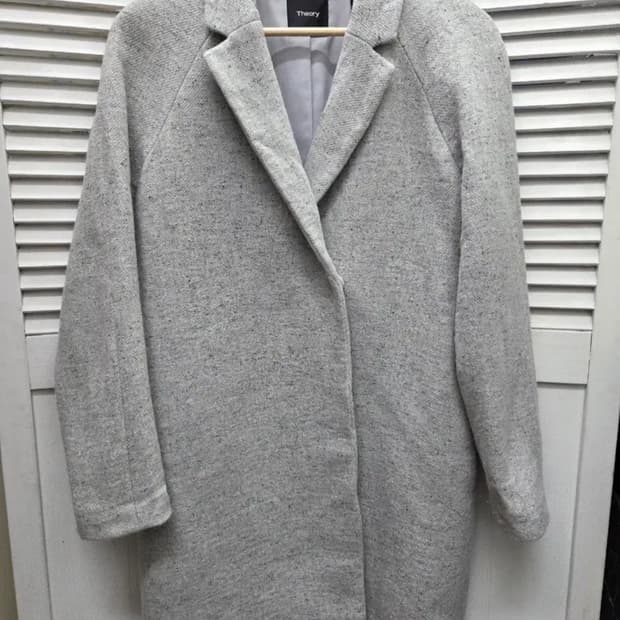 띠어리 하로키 오버사이즈 울 코트