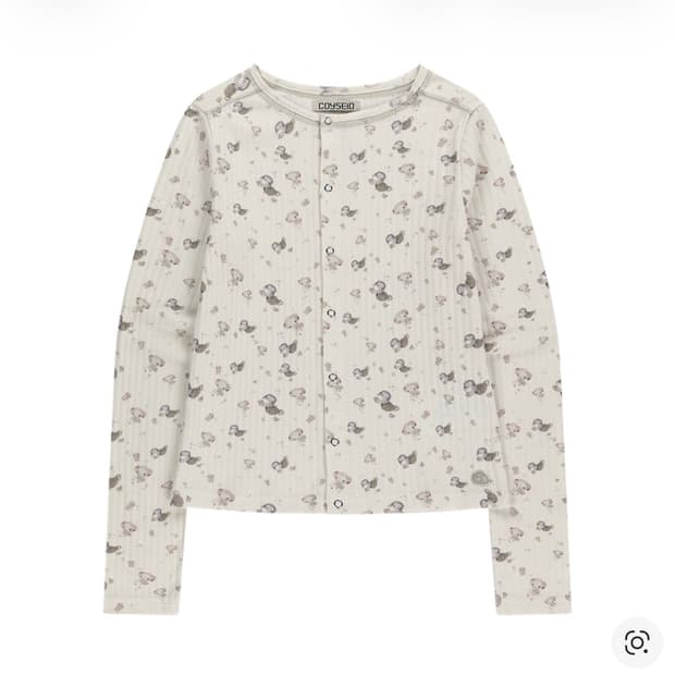 코이세이오 코튼 커들 롱슬리브 아이보리